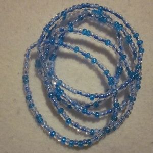 NWOT. Multi Blue Bracelet Set